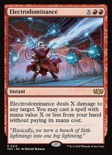 Electrodominance &mdash; Magic: The Gathering, Tarkir: Dragonstorm Commander #212, Non-foil, English &mdash; фото товару