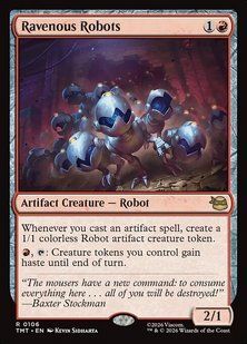 Ravenous Robots &mdash; Magic: The Gathering, Teenage Mutant Ninja Turtles #106, Non-foil, English &mdash; фото товару