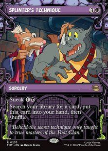 Splinter's Technique &mdash; Magic: The Gathering, Teenage Mutant Ninja Turtles #233, Non-foil, English &mdash; фото товару