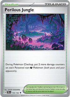 Карта Perilous Jungle (TEF #156) - Pokemon TCG Temporal Forces &mdash; фото товару