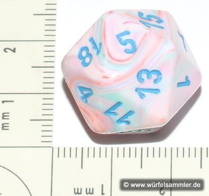 Набір гральних кубиків Chessex Festive&reg; Polyhedral Pop Art&trade;/blue 7-Die set acc-chx-27544 фото