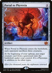 Карта Portal to Phyrexia pbro/240p/en/foil фото