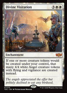 Divine Visitation &mdash; Magic: The Gathering, Tarkir: Dragonstorm Commander #113, Non-foil, English &mdash; фото товару