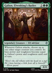 Карта Galion, Elvenking's Butler hob/125/en/foil фото