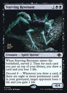 Starving Revenant &mdash; Magic: The Gathering, The Lost Caverns of Ixalan Promos #123s, Foil, English &mdash; фото товару
