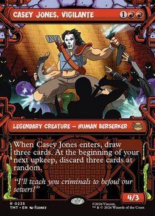 Casey Jones, Vigilante &mdash; Magic: The Gathering, Teenage Mutant Ninja Turtles #235, Non-foil, English &mdash; фото товару
