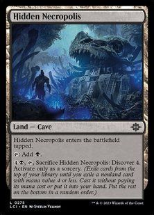 Hidden Necropolis &mdash; Magic: The Gathering, The Lost Caverns of Ixalan #275, Foil, English &mdash; фото товару