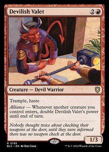 Карта Devilish Valet &mdash; фото товару
