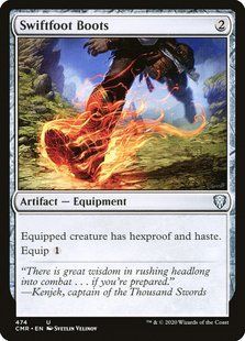 Swiftfoot Boots &mdash; Magic: The Gathering, Commander Legends #474, Non-foil, English &mdash; фото товару
