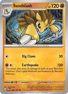 Карта Sandslash (TWM #098) - Pokemon TCG Twilight Masquerade pokemon/twm/098/en/regular фото