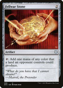Fellwar Stone &mdash; Magic: The Gathering, Forgotten Realms Commander #206, Non-foil, English &mdash; фото товару