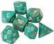 Набір гральних кубиків Chessex Marble Polyhedral Oxi-Copper&trade;/white 7-Die set