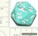 Набір гральних кубиків Chessex Marble Polyhedral Oxi-Copper&trade;/white 7-Die set