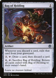 Bag of Holding &mdash; Magic: The Gathering, Adventures in the Forgotten Realms #240, Non-foil, Russian &mdash; фото товару
