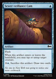 Sewer-veillance Cam &mdash; Magic: The Gathering, Teenage Mutant Ninja Turtles #53, Foil, English &mdash; фото товару