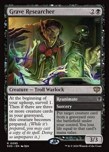 Карта Grave Researcher // Reanimate psos/85p/en фото