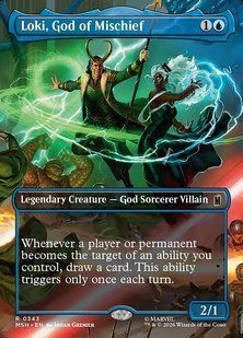 Loki, God of Mischief &mdash; Magic: The Gathering, Marvel Super Heroes #343, Non-foil, English &mdash; фото товару