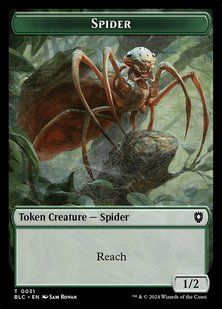 Токен Spider 1/2 // Blood &mdash; фото товару