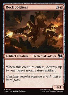 Rock Soldiers &mdash; Magic: The Gathering, Teenage Mutant Ninja Turtles #107, Non-foil, English &mdash; фото товару
