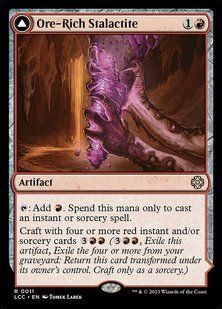 Ore-Rich Stalactite // Cosmium Catalyst &mdash; Magic: The Gathering, The Lost Caverns of Ixalan Commander #11, Non-foil, English &mdash; фото товару