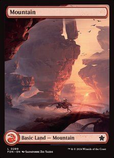 Карта Mountain fdn/289/en/foil фото