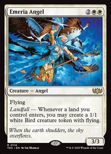 Emeria Angel &mdash; Magic: The Gathering, Tarkir: Dragonstorm Commander #114, Non-foil, English &mdash; фото товару