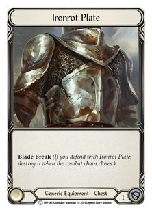 Ironrot Plate &mdash; Flesh and Blood, History Pack 1 #1HP343, Non-foil, English &mdash; фото товару