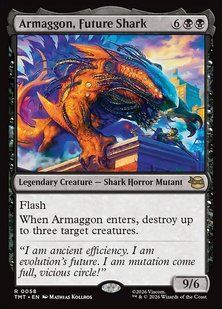Armaggon, Future Shark &mdash; Magic: The Gathering, Teenage Mutant Ninja Turtles #58, Foil, English &mdash; фото товару