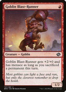 Карта Goblin Blast-Runner bro/137/de фото