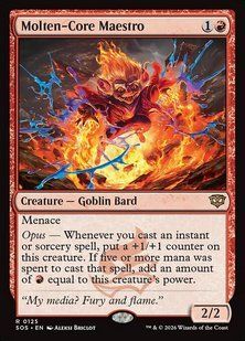 Molten-Core Maestro &mdash; Magic: The Gathering, Secrets of Strixhaven #125, Non-foil, English &mdash; фото товару
