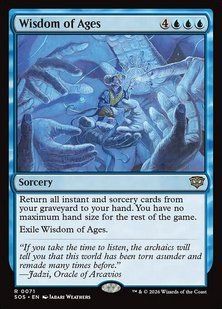 Wisdom of Ages &mdash; Magic: The Gathering, Secrets of Strixhaven #71, Foil, English &mdash; фото товару