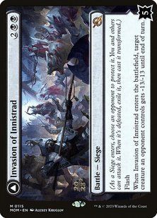 Invasion of Innistrad // Deluge of the Dead &mdash; Magic: The Gathering, March of the Machine Promos #115s, Foil, English &mdash; фото товару
