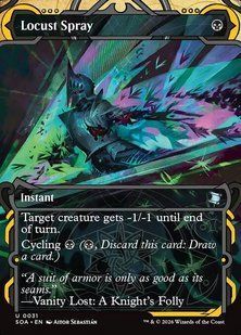 Locust Spray &mdash; Magic: The Gathering, Secrets of Strixhaven Mystical Archive #31, Non-foil, English &mdash; фото товару