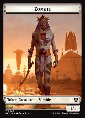 Токен Vizier of Many Faces // Zombie &mdash; фото товару