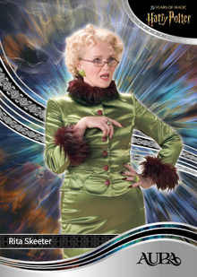 Колекційна карта Rita Skeeter &mdash; 2026 Kakawow Aura Harry Potter 25th Anniversary kaw/ahp/b-71 фото