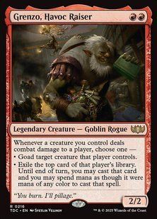 Grenzo, Havoc Raiser &mdash; Magic: The Gathering, Tarkir: Dragonstorm Commander #216, Non-foil, English &mdash; фото товару
