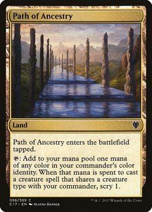 Path of Ancestry &mdash; Magic: The Gathering, Commander 2017 #56, Non-foil, English &mdash; фото товару