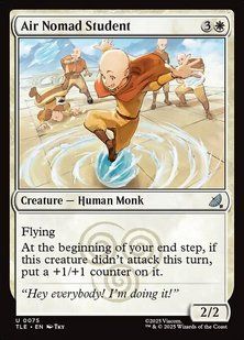Air Nomad Student &mdash; Magic: The Gathering, Avatar: The Last Airbender Eternal #75, Foil, English &mdash; фото товару
