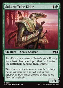 Sakura-Tribe Elder &mdash; Magic: The Gathering, Tarkir: Dragonstorm Commander #266, Non-foil, English &mdash; фото товару