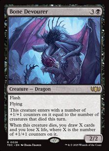 Bone Devourer &mdash; Magic: The Gathering, Tarkir: Dragonstorm Commander #26, Non-foil, English &mdash; фото товару