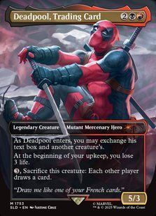 Deadpool, Trading Card &mdash; Magic: The Gathering, Secret Lair Drop #1753, Non-foil, English &mdash; фото товару