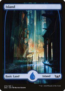 Island &mdash; Magic: The Gathering, Streets of New Capenna #274, Foil, English &mdash; фото товару