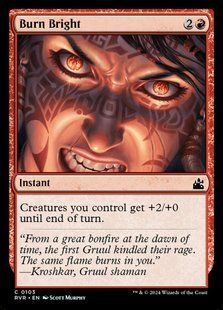 Burn Bright &mdash; Magic: The Gathering, Ravnica Remastered #103, Foil, English &mdash; фото товару