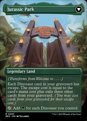 Карта Welcome to . . . // Jurassic Park &mdash; фото товару