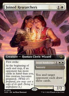 Joined Researchers // Secret Rendezvous &mdash; Magic: The Gathering, Secrets of Strixhaven #312, Foil, English &mdash; фото товару