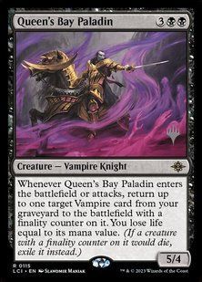 Queen's Bay Paladin &mdash; Magic: The Gathering, The Lost Caverns of Ixalan Promos #115p, Non-foil, English &mdash; фото товару