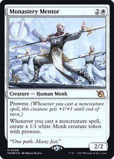 Monastery Mentor &mdash; Magic: The Gathering, March of the Machine Promos #28s, Foil, English &mdash; фото товару