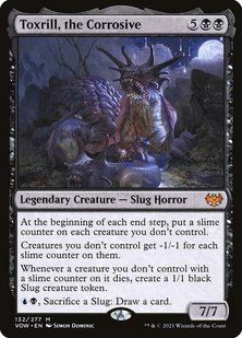 Toxrill, the Corrosive &mdash; Magic: The Gathering, Innistrad: Crimson Vow #132, Non-foil, Russian &mdash; фото товару