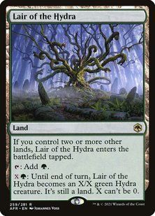 Lair of the Hydra &mdash; Magic: The Gathering, Adventures in the Forgotten Realms #259, Non-foil, English &mdash; фото товару