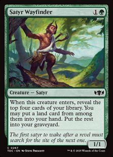 Satyr Wayfinder &mdash; Magic: The Gathering, Tarkir: Dragonstorm Commander #267, Non-foil, English &mdash; фото товару